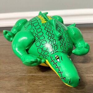 Gatorball Alligator Park Natchitoches LA Green Vinyl Plush